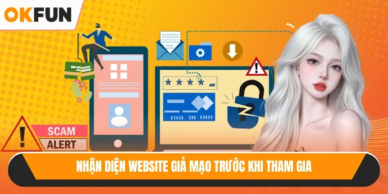 Nhận diện website giả mạo trước khi tham gia